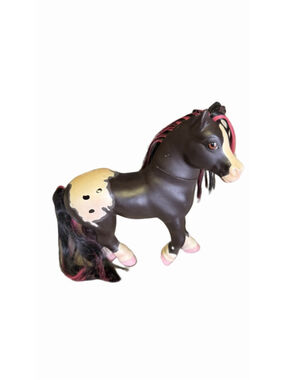 Breyer Pony Gals Jasmine - Retired Black & Pink Color Changing Appaloosa
